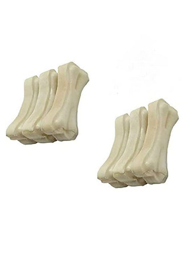 بت عظمة كلاب مضغوطة من الجلد الخام مقاس 4 بوصات - عبوة 1 كجم - Image 5