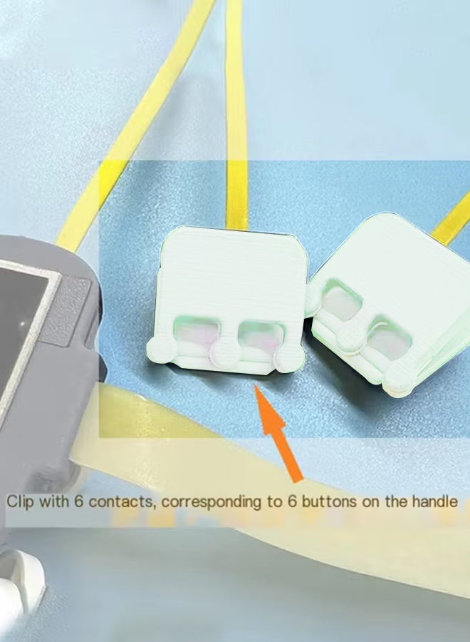 وحدة تحكم في الألعاب المغناطيسية DIY، لوحة تحكم مغناطيسية للألعاب، لوحة ألعاب لجهاز iPad اللوحي، 6 أزرار، إطلاق نبضات مستمرة، مشغل PUBG من 7.9 بوصة إلى 13.4 بوصة (أخضر) - Image 3