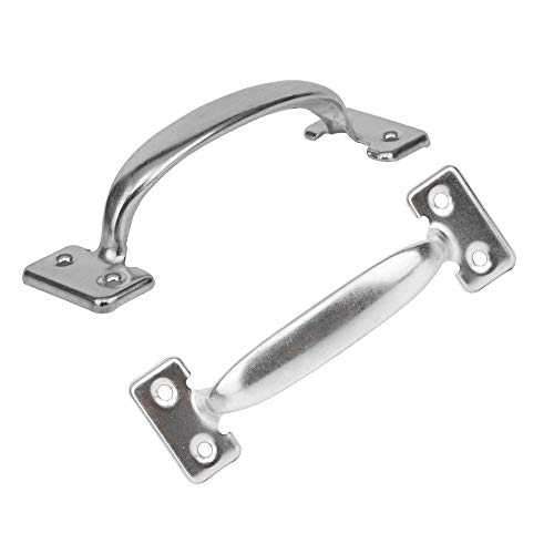 HOME MASTER HARDWARE 25 Pack 5-3/4 inch Pulls Gate Pull Door Handle Metal Drawer Handles for Kitchen Cabinets Furniture Wardrobe Zinc Plated - Image 2
