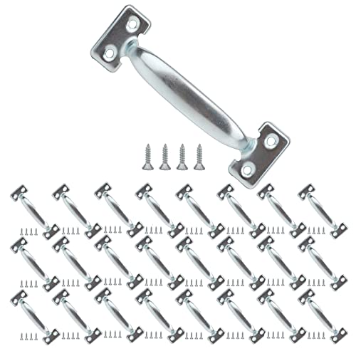 HOME MASTER HARDWARE 25 Pack 5-3/4 inch Pulls Gate Pull Door Handle Metal Drawer Handles for Kitchen Cabinets Furniture Wardrobe Zinc Plated - Image 1