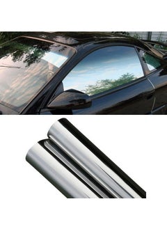 S-Sia Vendors-Good Purchase Good Care SIA VENDORS 65 VLT Chrome Silver Window Tint Film 20 X 65ft Glass Sticker Decal Sunshade Film for Car 