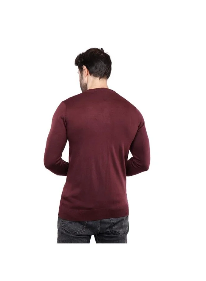 كوب سويت شيرت كاجوال رجالي بأكمام طويلة من كوب 3XL بنفسجي
