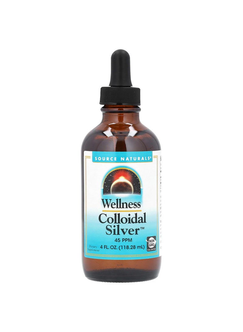 Source Naturals Wellness Colloidal Silver, 4 fl oz (118.28 ml)