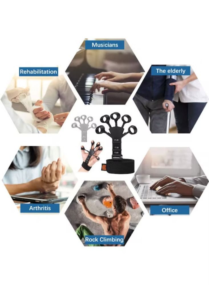 Dream Zone Guitar Finger Strength Trainer Hand Therapys and Training Device - Image 2