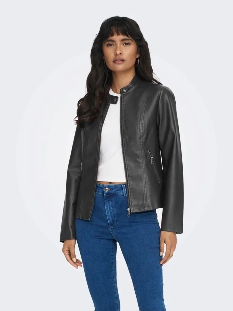 اونلي Onlnewmelısa Faux Leather Jacket cc Otw