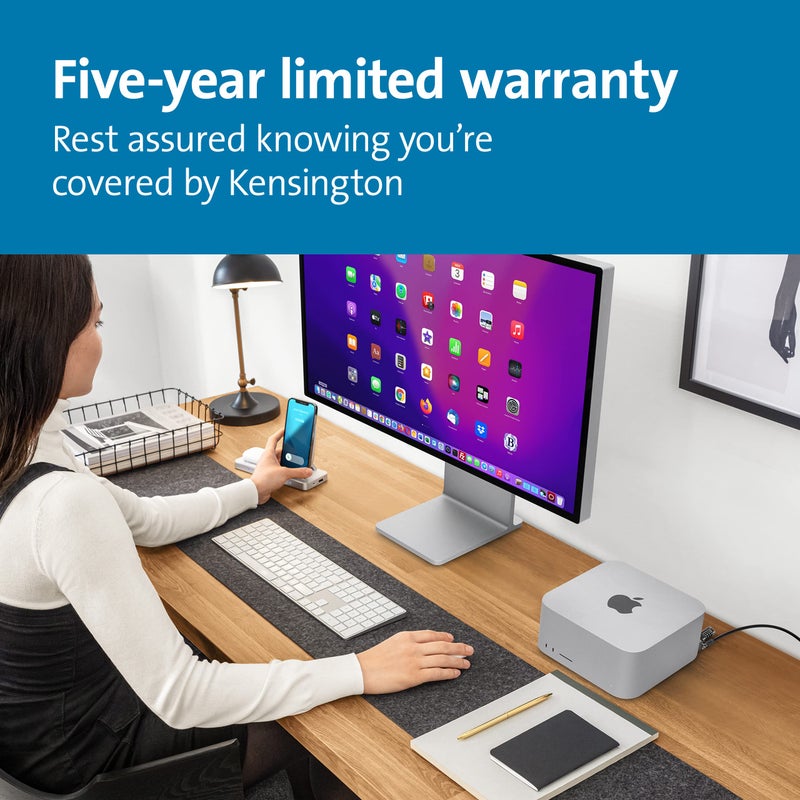 Kensington Lock Designed for Mac Studio Locking Adapter Mac Studio Mount (K65101WW) - Image 5