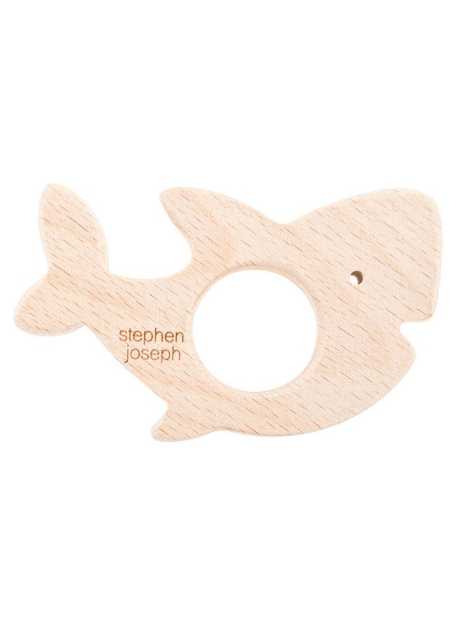 Stephen Joseph Muslin Lovie with Teether, Shark - Image 2