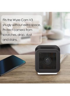 Excefore Silicone Skins, for Wyze Cam V3 ONLY - Weatherproof Camouflaged Protective Cover Housing Case Indoor Outdoor for Wyze Cam V3 Home Security Camera  - Image 2