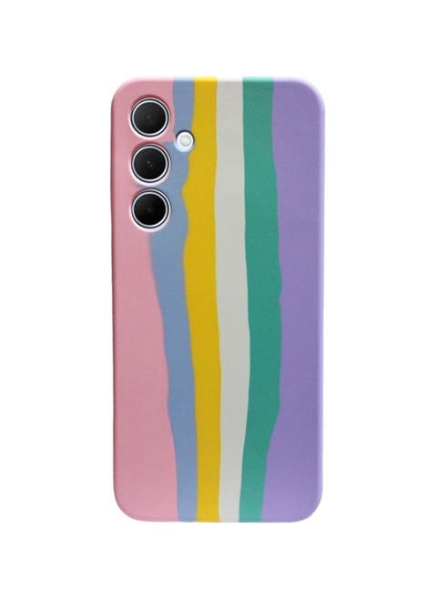 Cover Compatible with Luxury Colorful Silicone Phone Cover for Samsung Galaxy A05s (Pink)