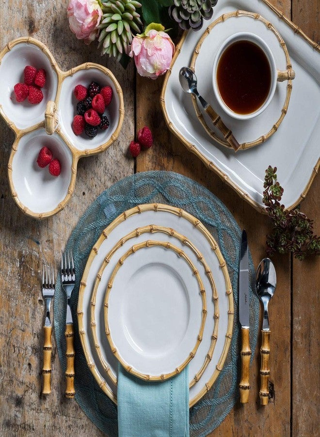 Juliska Bamboo Natural Dinner Plate - Image 4