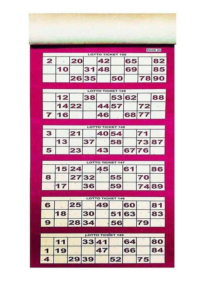 Gmefvr Tombola Plactic Numbers Coins and 600 Tickets Book Game 90 pcs |chip Black or Cream Bingo Chips for Lottery, Pieces for Traditional, Holiday & Wedding Games (Ticket with Black Coin) - Image 2