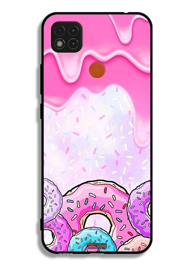 Tolwak Xiaomi Redmi 9C Protective Case Cover Donut Colors  - Image 2