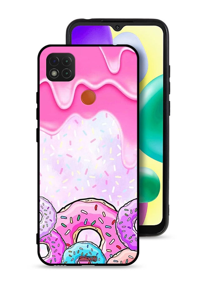 Tolwak Xiaomi Redmi 9C Protective Case Cover Donut Colors  - Image 1