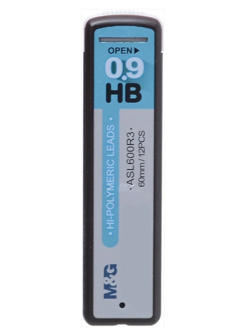 M&G Mechanical Pencil Leads, Hb 0.9Mm - NO: Asl 600R3 - Image 1