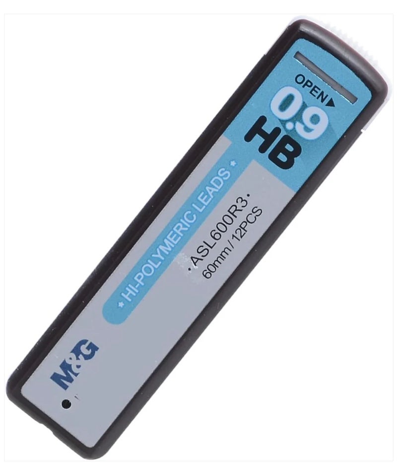 M&G Mechanical Pencil Leads, Hb 0.9Mm - NO: Asl 600R3 - Image 2