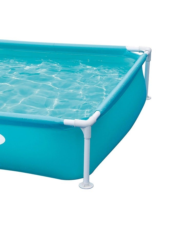 INTEX Mini Rectrangular Frame Portable Pool 122x122x30cm - Image 4