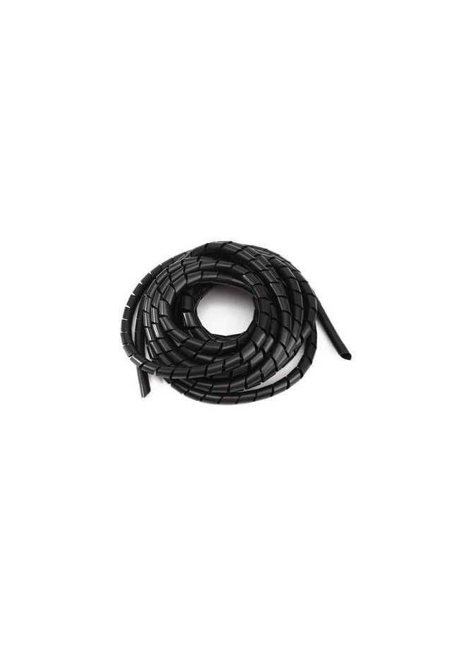 PROMASS 10mm Spiral Wire Wrap Tube Black Cable Management Length 10,20,30meters. (30mtr/98ft)  - Image 4