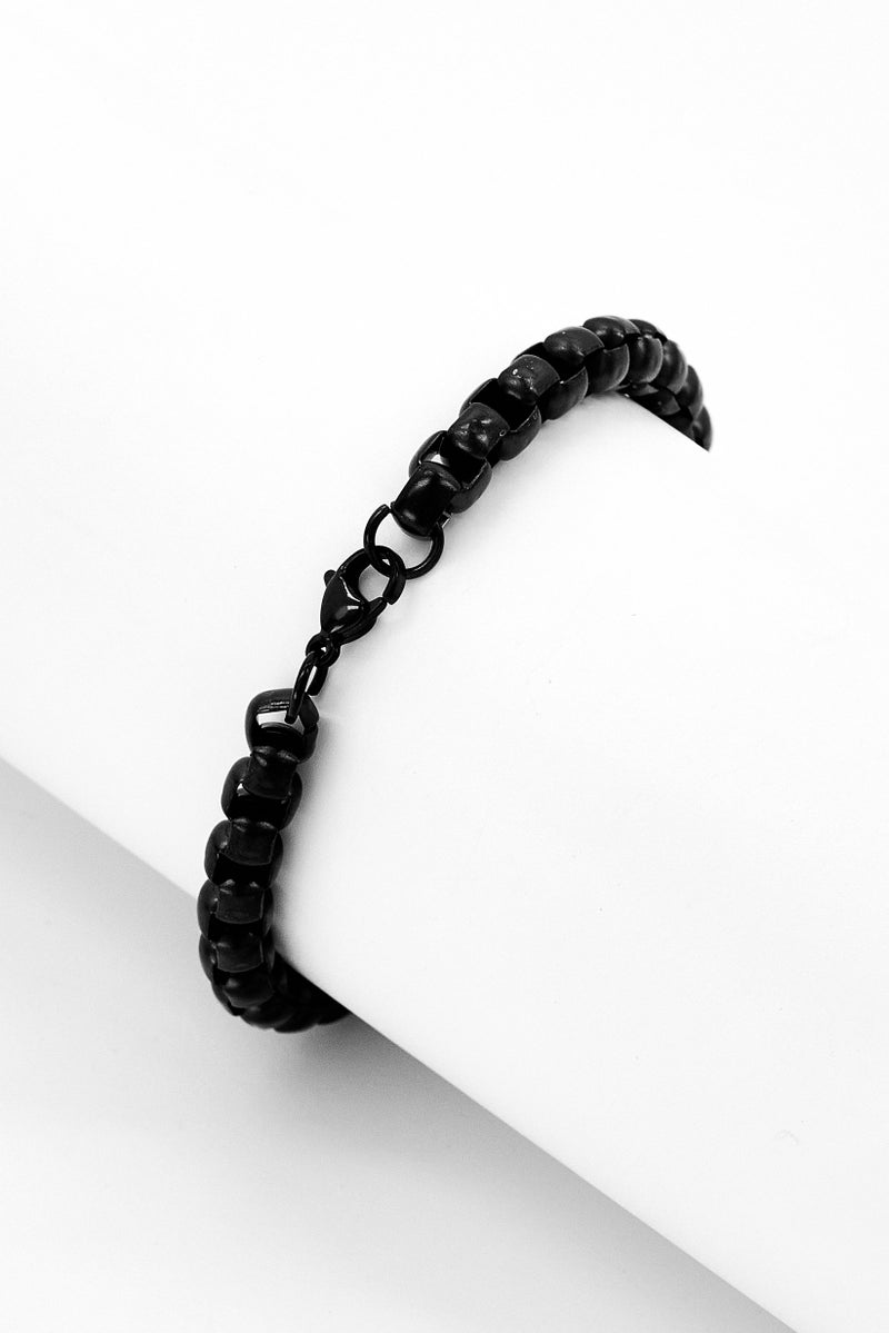 Steeltime سوار رجال من الفولاذ المقاوم للصدأ، أسود - Image 4