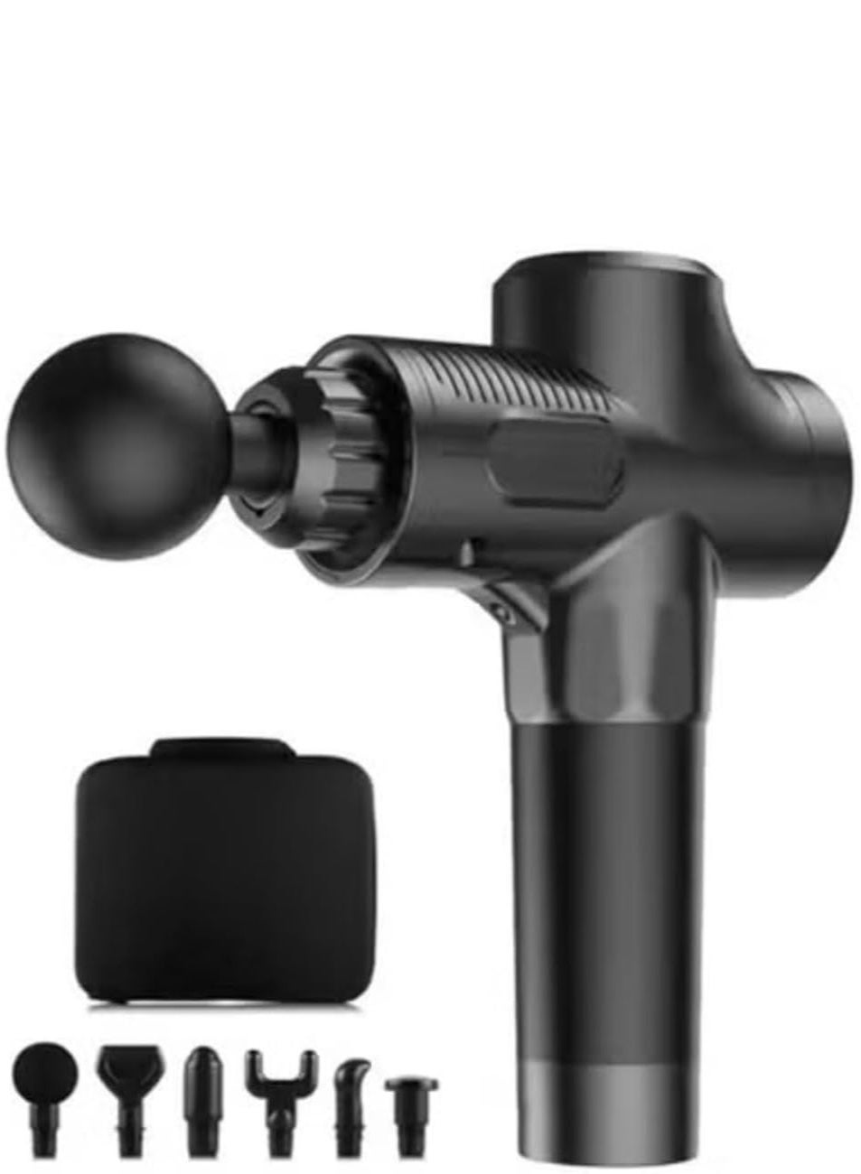 Deep Tissue Massage Gun – 6 Massage Heads, 30 Speed Levels – Neck, Back, Shoulders, Arms, Waist, Thighs & Legs – Full Body Muscle Relaxation