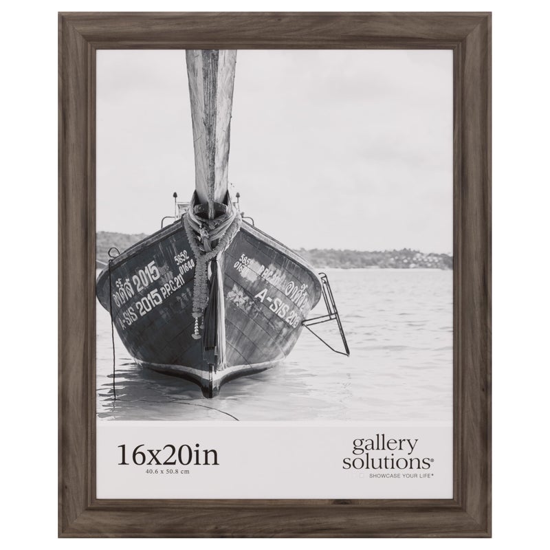 Gallery Solutions  16x20  Greywash Large Wall Frame  Stylish and Versatile Solution  Favorite Photo or Artwork  Rectangular  Single Picture Frame - Image 1