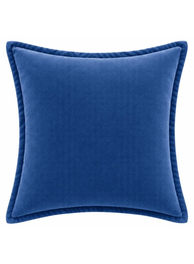 Space Embrace Velvet Cushion Cover, Square Decorative Pillow for Sofa, Bed - Image 1
