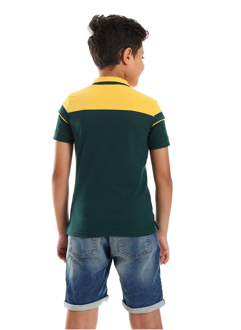 Caesar Boys Collared Neck Polo Shirt  - Image 4
