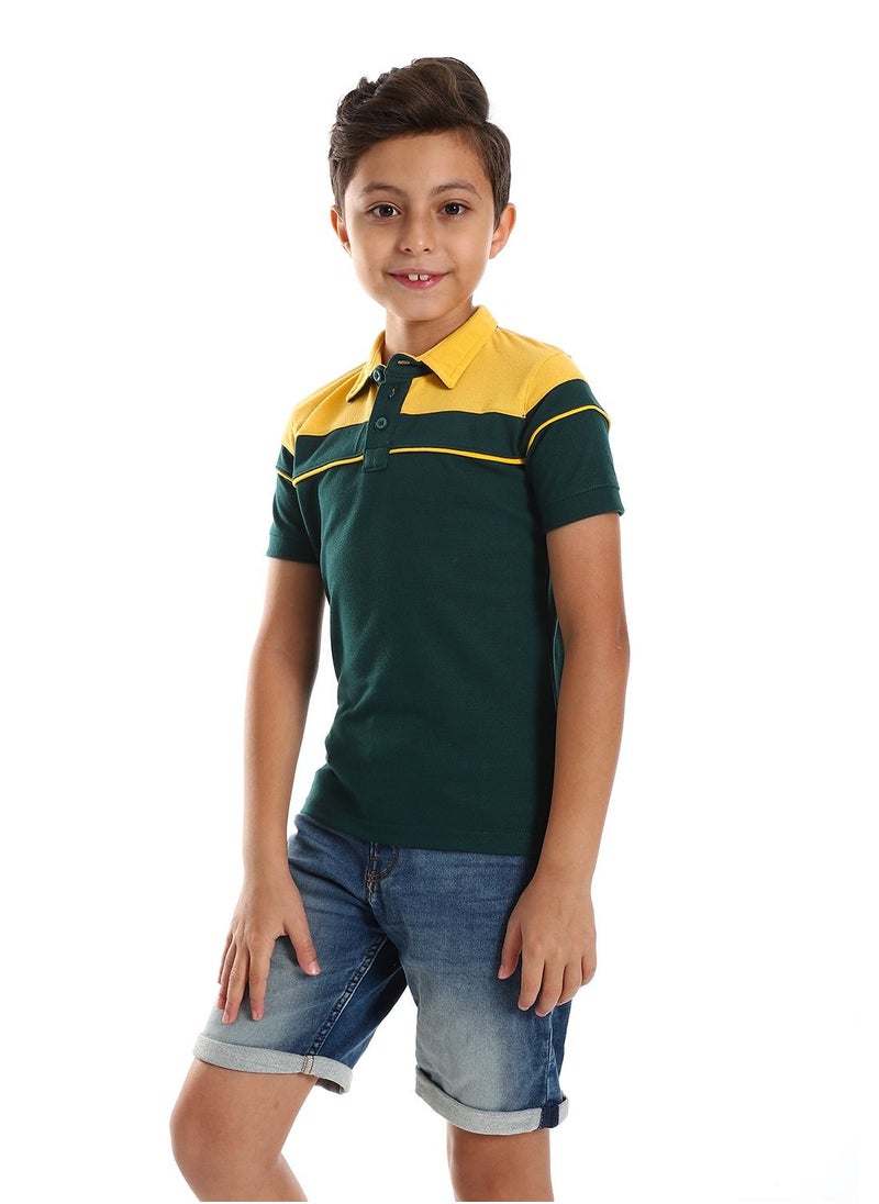 Caesar Boys Collared Neck Polo Shirt  - Image 2
