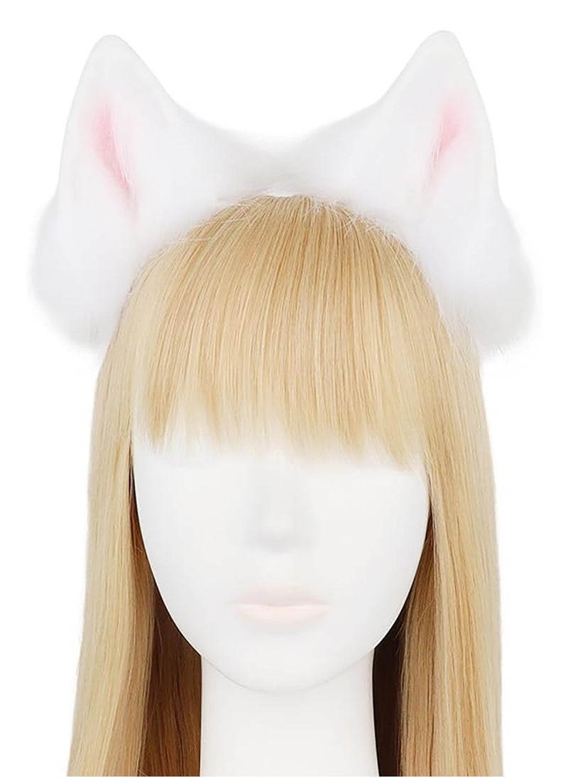 TAPIT - Cosplay Faux Fur Cat Ears and Wolf Fox Tail Costume Kids Women Costume Set for Cosplay Party - Image 1