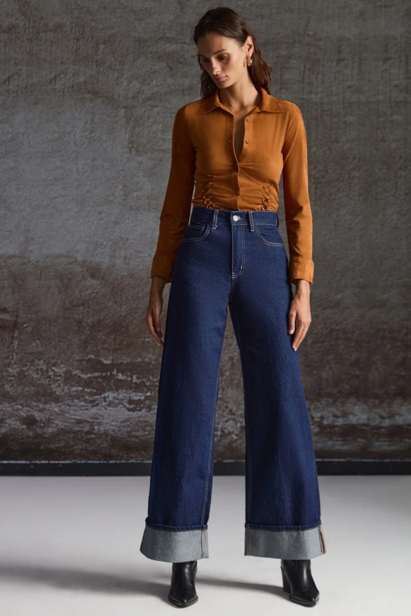 جريميلانج Reine Women's Blue Jeans