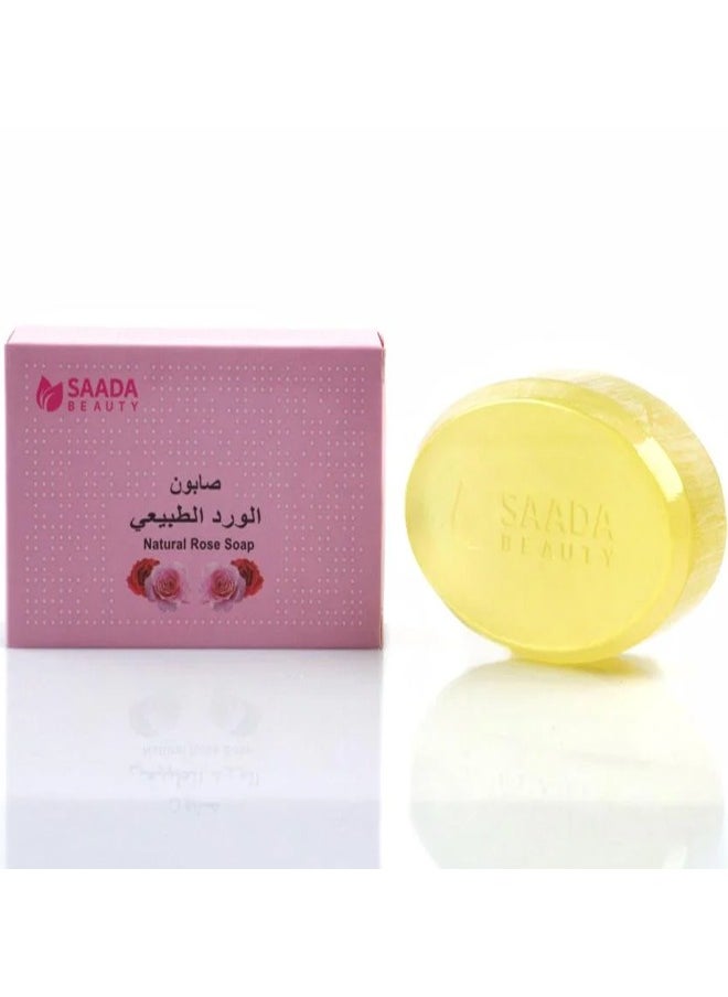 SAADA BEAUTY Natural rose soap moisturizes and softens the skin  - Image 1