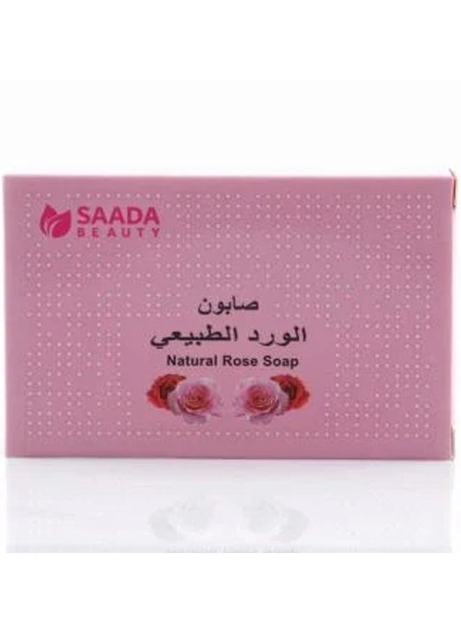 SAADA BEAUTY Natural rose soap moisturizes and softens the skin  - Image 2