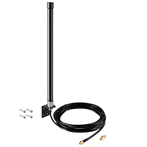 eifagur 10dBi Long Range Dual Band WiFi 2.4GHz 5GHz Fiberglass Antenna for WiFi Router PCI-E Network Card Repeater Wireless Reolink Security IP Camera Netgear TP-Link ASUS WiFi6 Router, Eifagur - Image 1