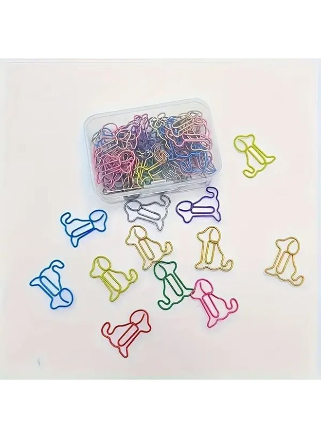 30pcs Color Coded Dog Breed Metal Paper Clips For School Office Supplies Gift - Image 3