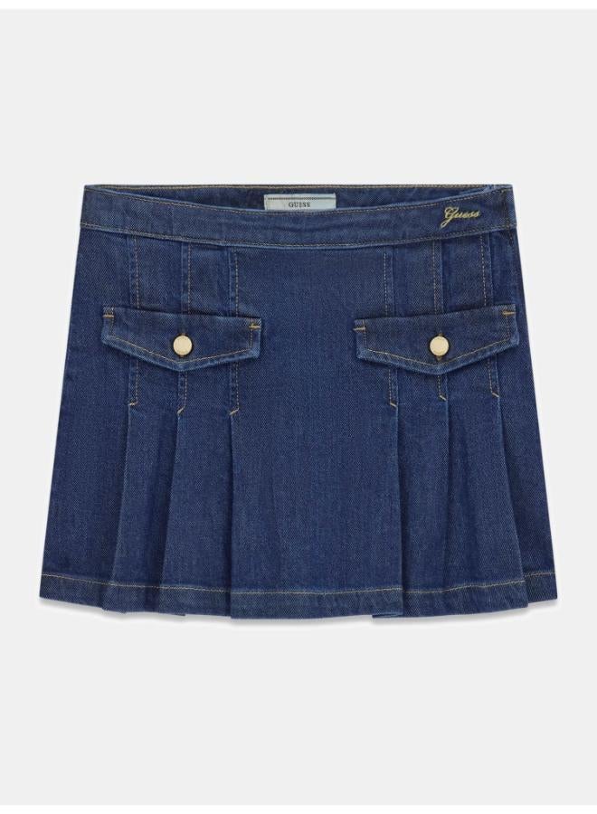 GUESS Youth Denim Mini Skirt - Image 5