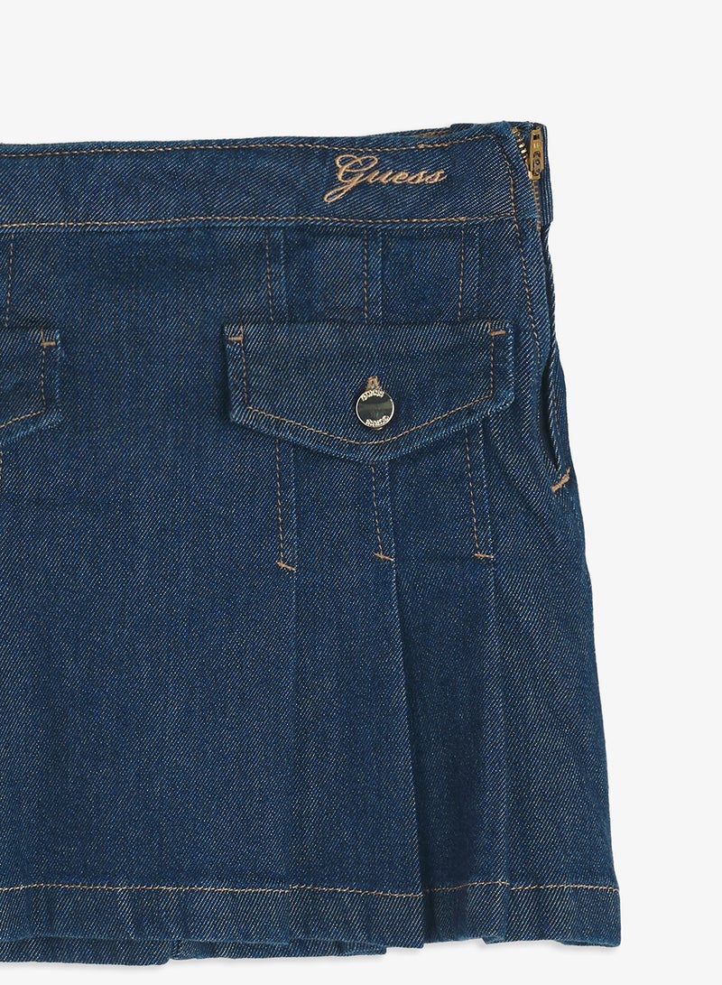 GUESS Youth Denim Mini Skirt - Image 3