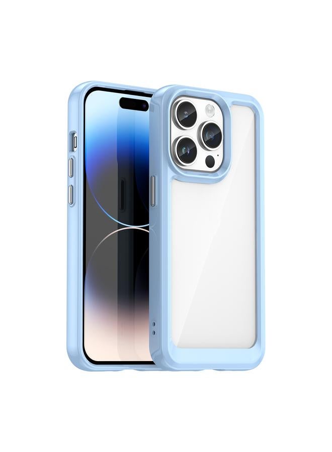 اس-توب جراب لهاتف iPhone 15 Pro من سلسلة ملونة من الأكريليك + جراب هاتف TPU - Image 1