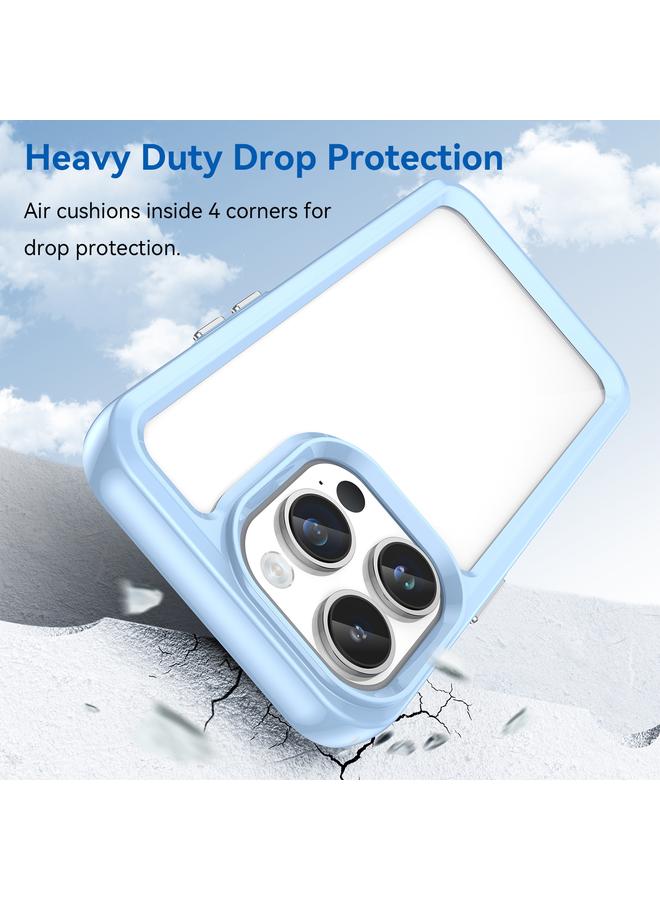 اس-توب جراب لهاتف iPhone 15 Pro من سلسلة ملونة من الأكريليك + جراب هاتف TPU - Image 3