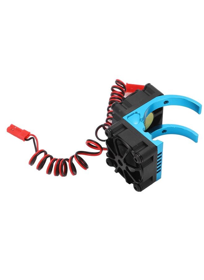 RC Motor Heatsink Cooling Fan with Dual Fans For 550 3650 3660 3670 3674 Motor 36mm Diameter Blue