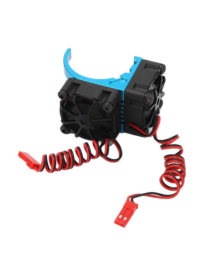 Thoraya RC Motor Heatsink Cooling Fan with Dual Fans For 550 3650 3660 3670 3674 Motor 36mm Diameter Blue  - Image 5