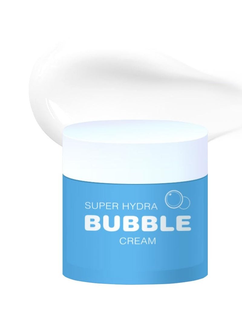 PRETTYSKIN Super Hydra Bubble Skincare Cream 3.38fl.oz.(100ml) Hyaluronic Acid | Hydrating & Moisturizing, Water drop gel type cream, Korean skincare - Image 1
