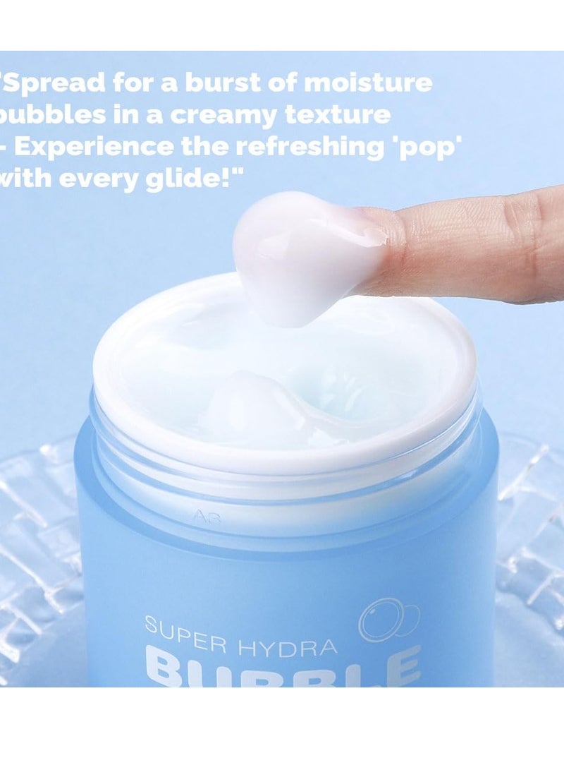 PRETTYSKIN Super Hydra Bubble Skincare Cream 3.38fl.oz.(100ml) Hyaluronic Acid | Hydrating & Moisturizing, Water drop gel type cream, Korean skincare - Image 2