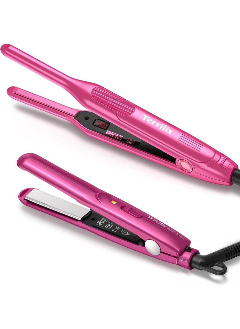 Terviiix Terviiix Pencil Flat IronHot Pink  Mini Flat IronHot Pink 
