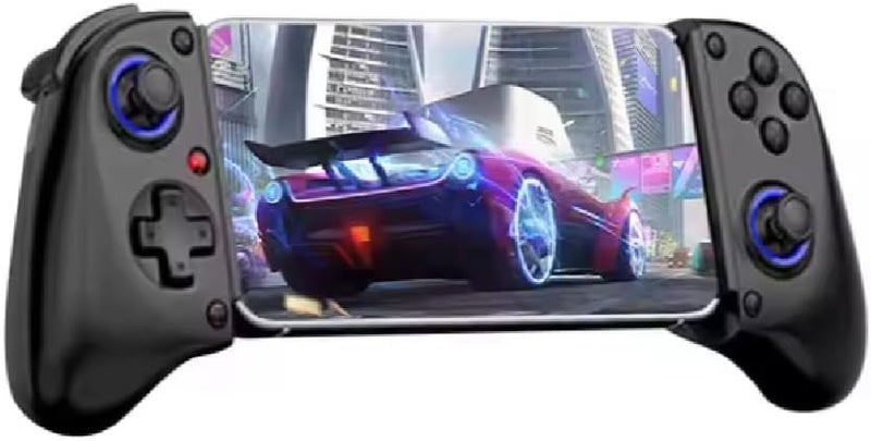 Wireless RGB Telescopic Mobile Game Controller – 6-Axis Gyro, Vibration, Type-C Gamepad for Android, iOS & Switch - Image 1