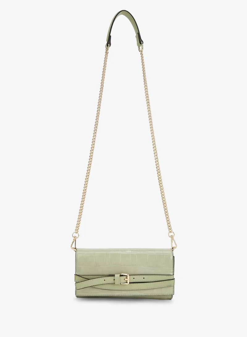 سيليست Textured Crossbody Bag With Detachable Strap