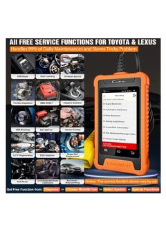 Launch LAUNCH Creader Elite Bi-Directional OBD2 Scanner for Toyota Lexus, 2025 Full System Diagnostic Scan Tool, All Reset Service Code Reader, ECU Coding, Battery Registration,AUTO VIN,Lifetime Free Update  - Image 2