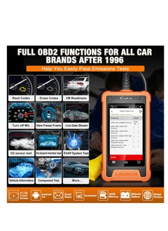 Launch LAUNCH Creader Elite Bi-Directional OBD2 Scanner for Toyota Lexus, 2025 Full System Diagnostic Scan Tool, All Reset Service Code Reader, ECU Coding, Battery Registration,AUTO VIN,Lifetime Free Update  - Image 4