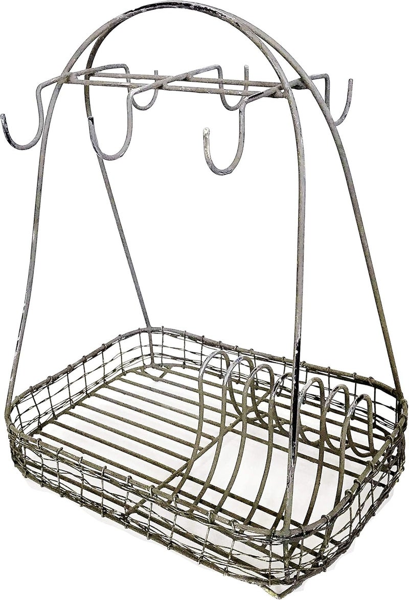 Colonial Tin Works Metal Dish Caddy By Colonial Tin Worksgrey115 x 875 x 15 - Image 1