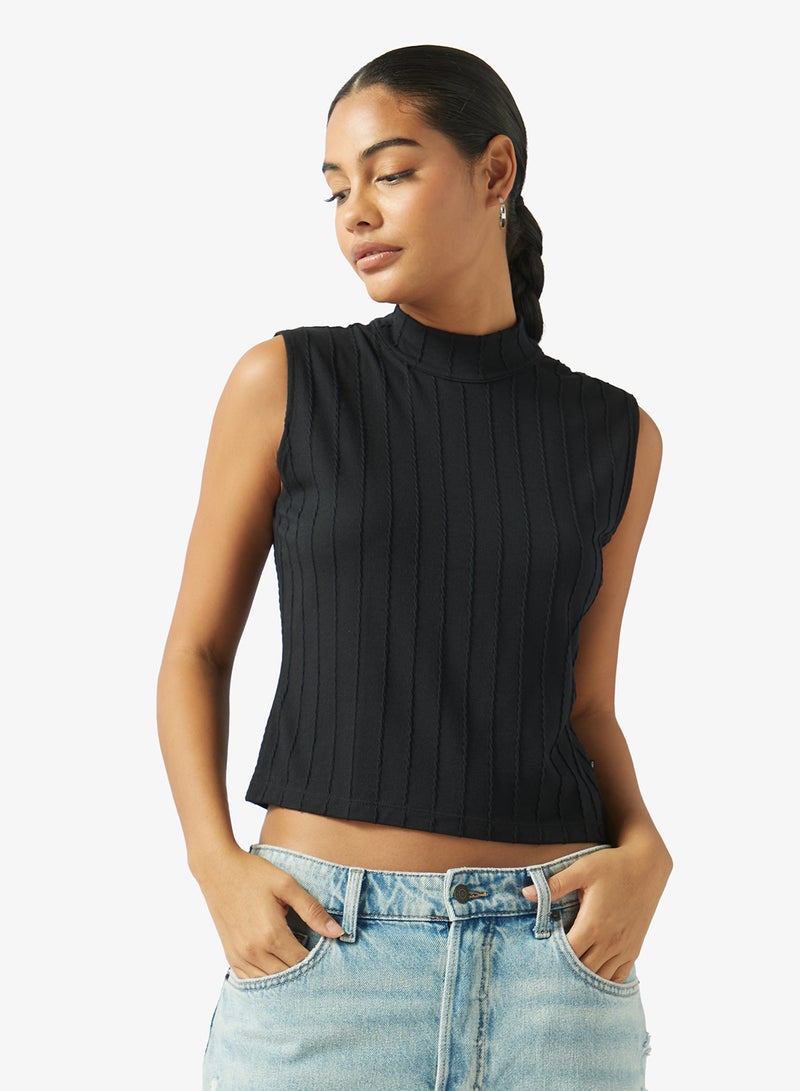 CONVERSE Cable Knit Tank Top - Image 1