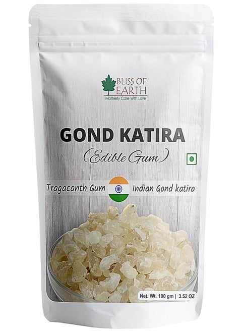 Gond Katira Organic Edible Tragacanth Gond For Laddu Making And Sweets 100g
