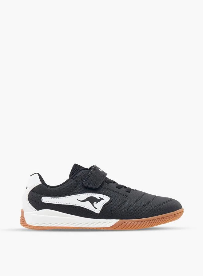 Kangaroos Black Boys Hook & Loop School Sports Shoes for Men | Best Price UAE
